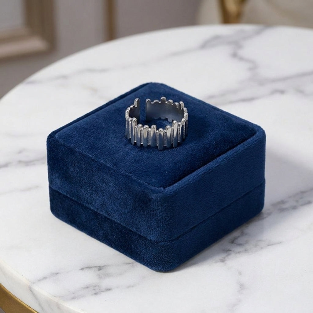 Anillo texturizado