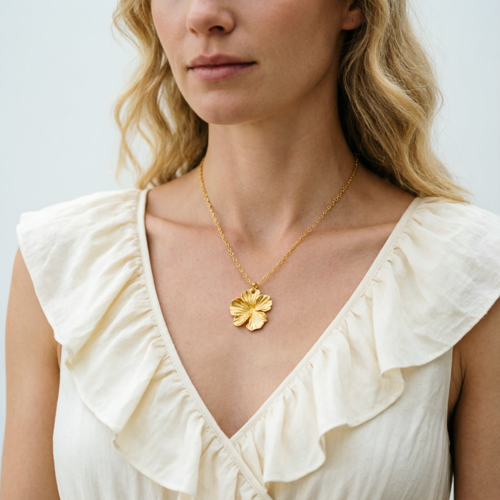 Collar blooming flower