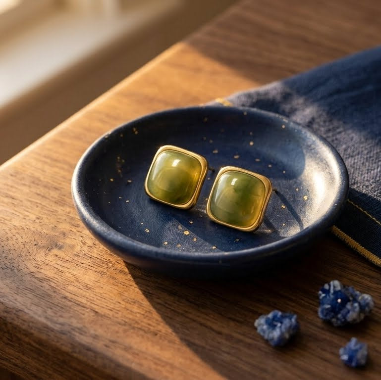 Aretes jade