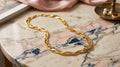 Collar trenzado elegante