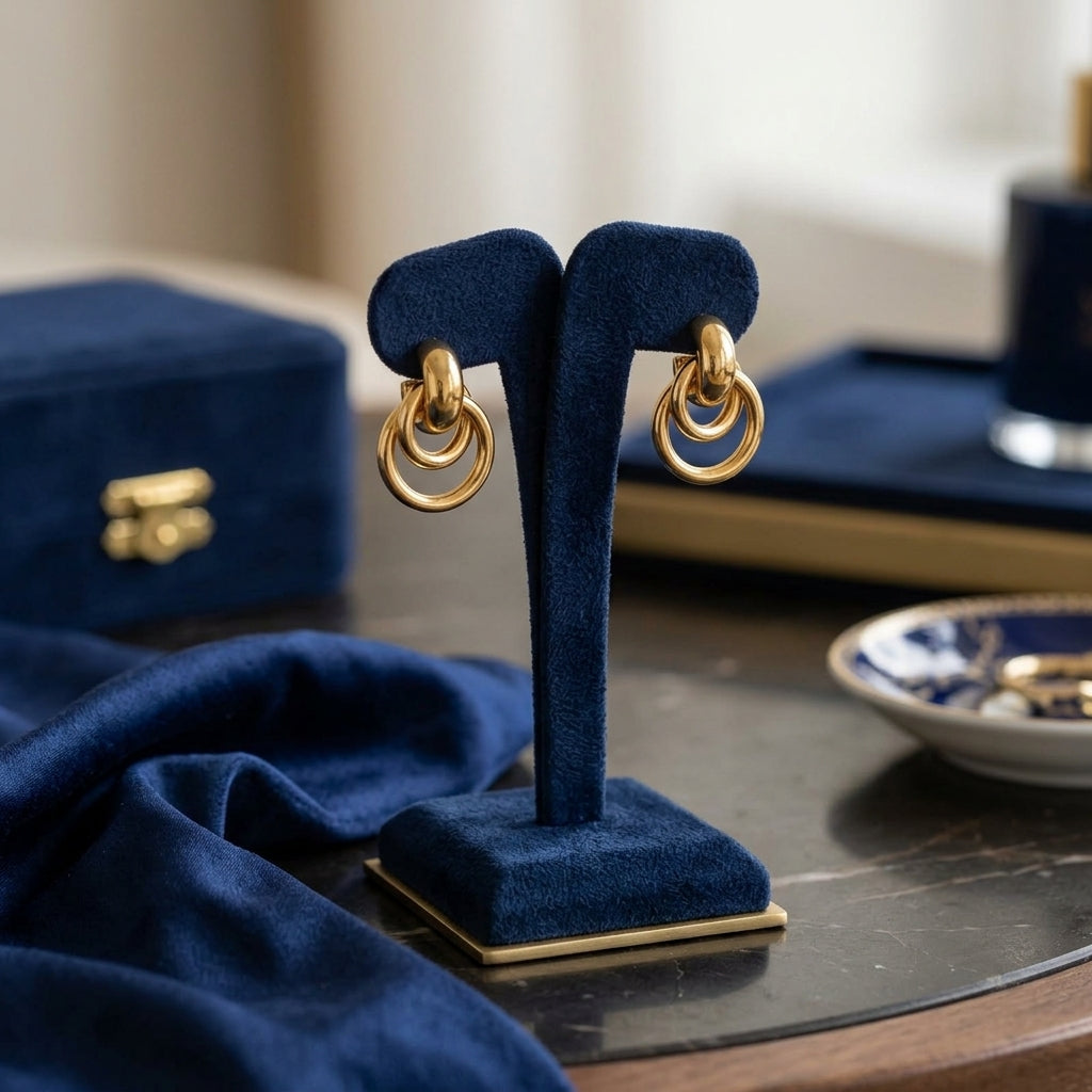 Aretes doble aro
